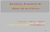 La Constitución española por la comunidad educativa del IE Juan der la Cierva de Tetuán