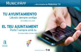 Presentación MunicipAPP, aplicación móvil ayuntamientos de la provincia de Alicante