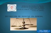 Definición    de   derecho    general ( Informatica  III )