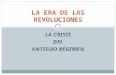La era de las revoluciones