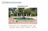 Sugerencias proyecto remodelación parque municipal
