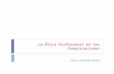 Etica profesional   introduccion 3 -las comunicaciones