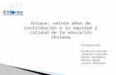 Trabajo tic, proyecto enlaceEnlace: veinte años de contribución a la equidad y calidad de la educación chilenas