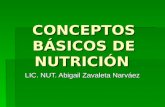 Conceptos basicos de nutricion