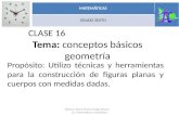 Clase 16   conceptos geometría