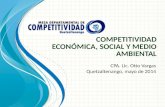 Competitividad Económica, Social y Medio Ambiental