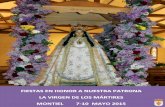 PROGRAMA FIESTAS EN HONOR A LA VIRGEN DE LOS MARTIRES 2015