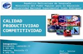 Calidad y Productividad_Diapositivas_Grupo 9