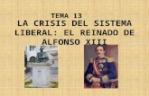 Tema 13 La crisis del sistema liberal