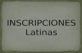 Inscripciones latinas