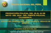 Acciones de la PNP de Cajamarca del  18 al 24 mayo del 2015