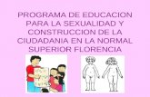 Programa de educacion para la sexualidad y construccion