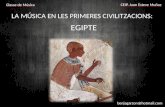 Història de la música: Les primeres Civilitzacions; Egipte