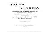 Tacna y Arica. La solución del problema mediante su transferencia a Bolivia. tacnamanta.blogspot.com