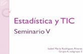 Estadística y TIC - Seminario V