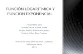 Función logaritmica y funcion exponencial