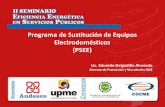 23. Programa FIDE en México sobre Sustitución de Equipos electrodomésticos –PSEE