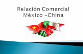 Relación comercial México- China