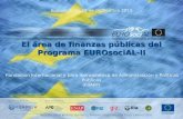 EUROsociAL II – El área de finanzas públicas del Programa EUROsociAL II  FIIAPP