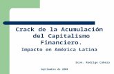 Crisis Financiera EUA por Rodrígo Cabeza
