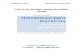 Matematicas para ingenieria ma13102