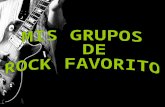 Grupos favoritos de rock