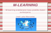 m-learning praktika Malagako eskola batean
