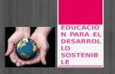 Educación para el desarrollo  sostenible