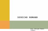 DERECHO ROMAMO SESION I