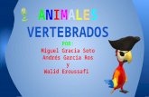 Animales vertebrados, Miguel, Walid y Andrés