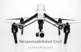 Aplicaciones drones. Responsabilidad civil. Jornada SPRI. Manuel velasco