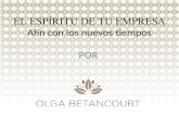 El espiritu de tu empresa por Olga Betancourt
