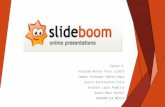 Slide boom