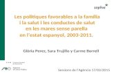 Les politiques favorables a la família  i la salut i les conductes de salut  en les mares sense parella   en l’estat espanyol, 2003-2011.