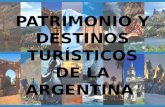 Patrimonio y destinos turísticos de la Argentina