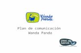Plan de comunicación wanda panda