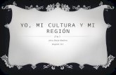 Yo, mi cultura y mi región