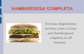 Receta: Hamburguesa completa