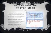 Tema 3. procesador de textos word