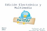 Twitter (Edición Electrónica y Multimedia - UBA - 2012)