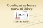 Configuraciones para el blog