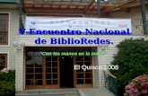 V Encuentro Nacional Biblio Redes