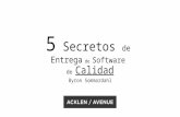 5 secretos de entregar software de calidad
