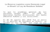 La reserva logística como demanda legal en brasil