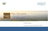Primer Plan Nacional de Cambio Climático de El Salvador