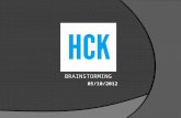HCK - Brainstorming
