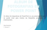 Proceso para crear un álbum de fotografias en PowerPoint