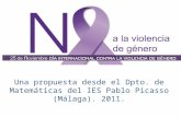No a la violencia de género