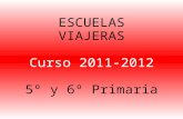 Escuelas viajeras 2011/12