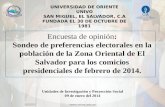 RESULTADOS DE SONDEO DE PREFERENCIA ELECTORAL REALIZADO DEL 17 AL 20 DE DICIEMBRE